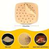 100pc Air Fryer Paper, Oil Paper, White Natural Color Oil Proof Paper, Disposable Household Baking Oil Absorbing Paper
