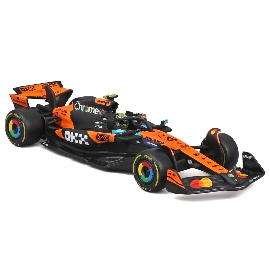 Bburago 2025 Model Signature Series F1 McLaren Team MCL39 Lando Norris Australian GP Race Sports Car Miniature Diecast Car Finished Product 1/43 #4 /
