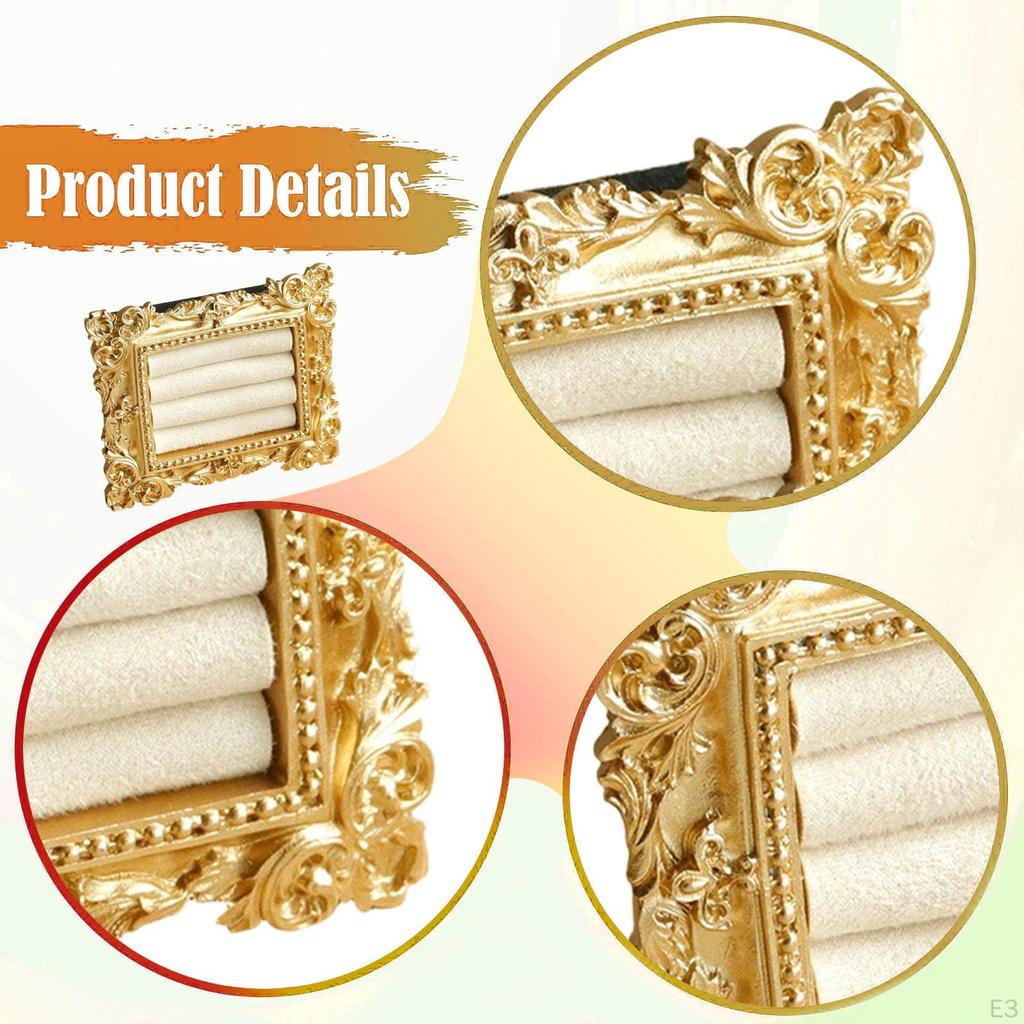 Vintage Display Stand Baroque Holder Photo Prop Ear Studs Organizer for Vendor, Desk, Store, Counter