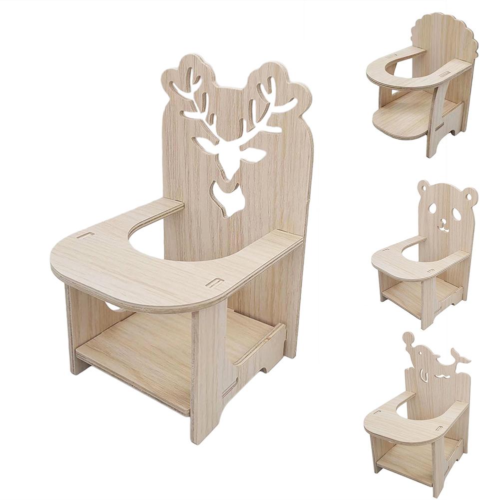 Hamsters Chair Mini Feeding Chair For Guinea Pig Hedgehog Small Animal Furniture Fun Animal Toys Pets Supplies