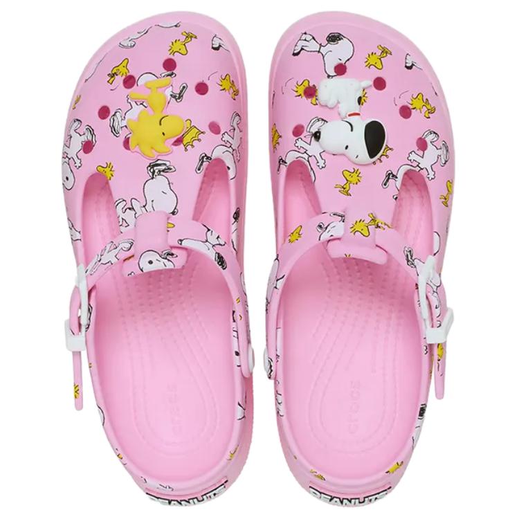 Crocs Mary Jane Clog Peanuts Snoopy And Woodstock Women's 211130-90H