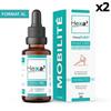 HexaFLEX XL CBD Oil Mobility, Organic Hemp, Full Spectrum 20%, 6000mg (30ml) 4 Bottles