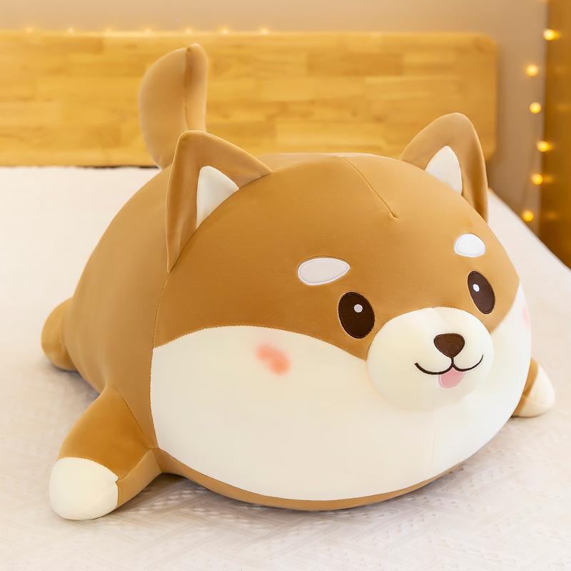 Cute Shiba Inu doll Corgi dog plush toy doll sleeping pillow bed super soft boys and girls