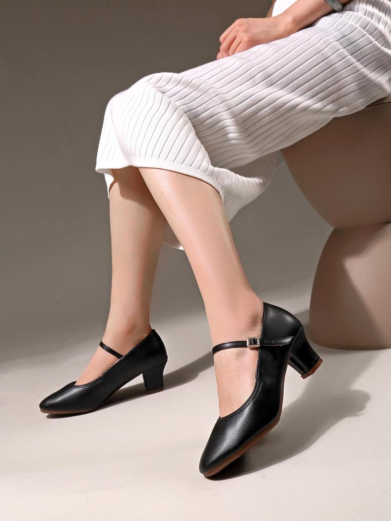 Damskie srebrne buty ze skóry naturalnej na wiosnę/lato do tańca kwadratowego: Średnio Wysoki Obcas Buty do Tańca Towarzyskiego