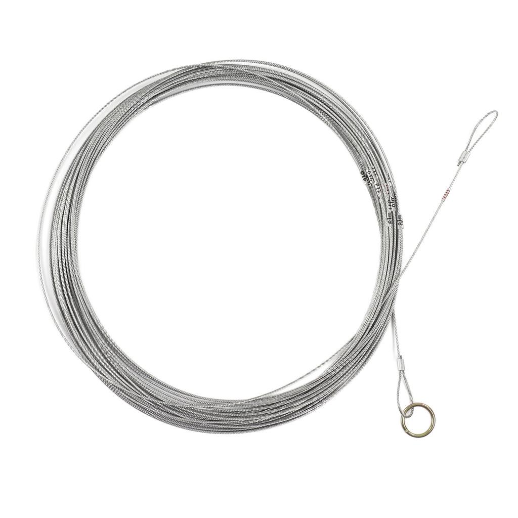 Stahldraht Messseil Gute Flexibilität Robustes Stahlseil Messschnur mit Skala für Brunnen