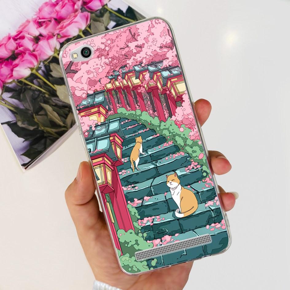 For Xiaomi Redmi 4A Case Fashion Butterfly Transparent Silicone Soft Cover For Xiaomi Redmi 5A Funda Redmi5A Redmi4A Phone Cases