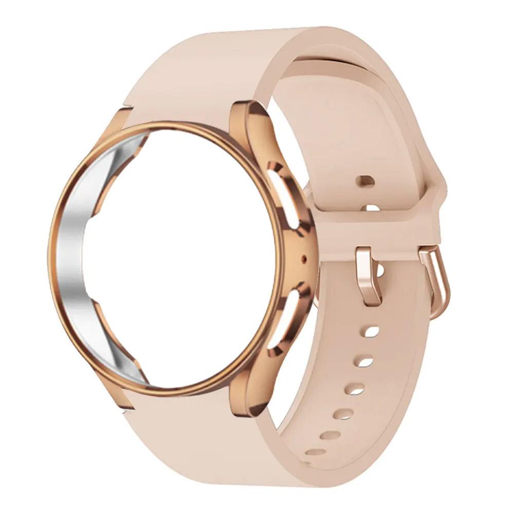Case+Original Strap For Samsung Galaxy Watch 6 5 40mm 44mm Sports Bracelet Watchband galaxy watch 6 classic 47mm 43mm 5 pro 45mm