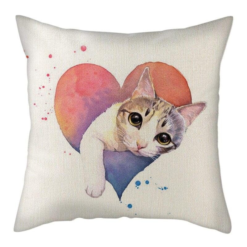 cute cat cushion