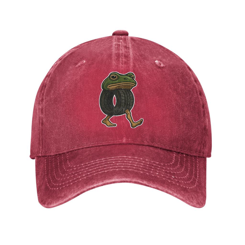 Boneca Ambalabu Italian Brainrot Meme Baseball Caps Distressed Cotton Headwear for Men Women Adjustable Fit Caps Hat