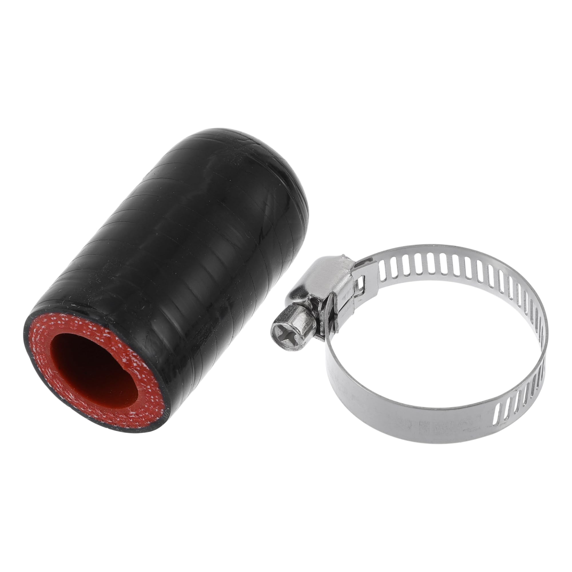 

X AUTOHAUX 1 комплект 40 мм длина 16 мм/0,63 ID черный красный автомобильный силиконовый резиновый шланг Inner diameter 16mm чёрный