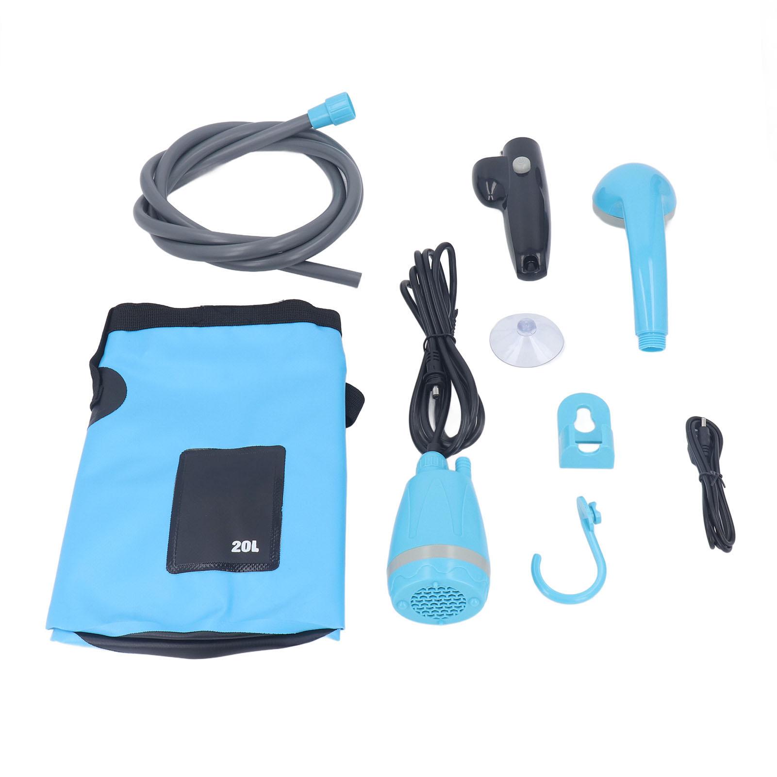 

Портативный уличный душ с зарядкой от USB 2200 мАч, питание от аккумулятора DC5V, портативный кемпинговый душ с