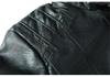 European Women's Slim Fit PU Leather Motorcycle Jacket with Detachable Hood