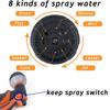 Watering Gun High Pressure 8 Modes Garden Spray Irrigation Watering Nozzle Plant Lawn Yard Watering Sprinkler Cleaning Sprayer