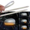 2pcs 12V LED Car Rearview Mirror Indicator Lamp Auto Headlight Strip Turn Signal Flowing Light Daylights for Car Lighting