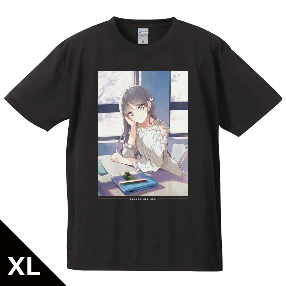 Rascal Does Not Dream of Santa Claus T-shirt Mai Sakurajima XL Size