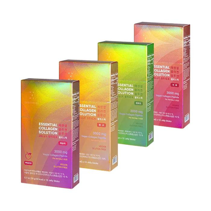 

Vegan Collagen Jelly Stick 10 Sticks 4 Types Set