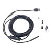 Caméra Endoscope à Objectif avec 6 Lumières LED Réglables USB Boroscope Caméra Serpent Étanche Scope Industriel Inspection