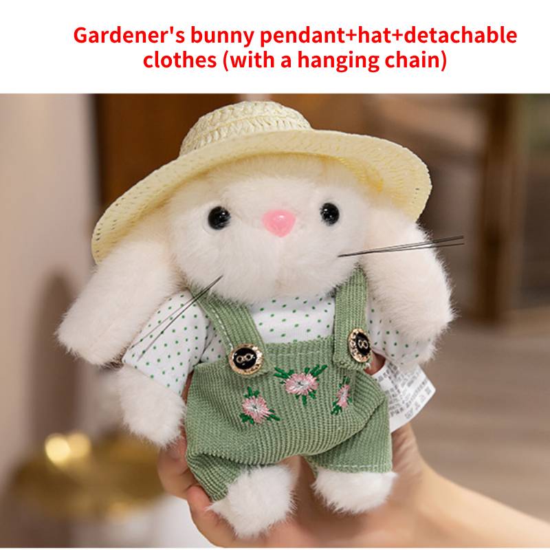 

Плюшевый Заяц Садовник Игрушка Шляпа Мода Изысканный Удобный Подвеска Подарок День Рождения Hat Clothes