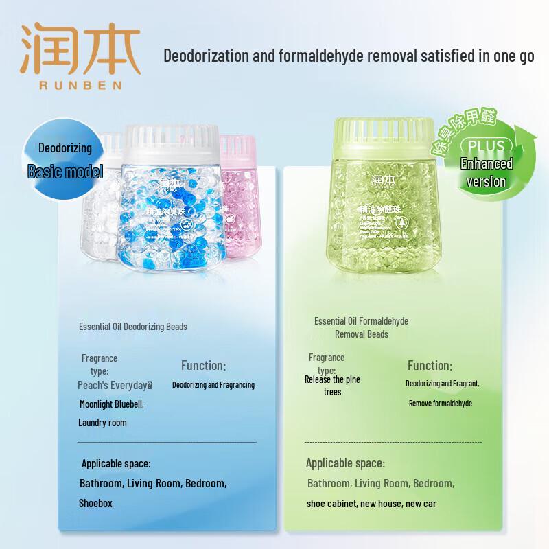 Runben Mosquito Repellent Liquid & Deodorizing Beads Set