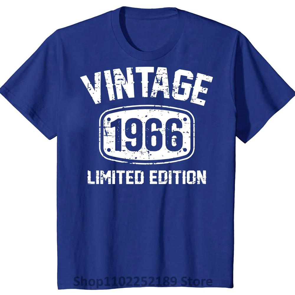 Rolig 59-åring Vintage 1966 Begränsad Upplaga 59-årsfödelsedag T-shirts Sommarstil Grafisk Bomull Julklappar T-shirt Herr