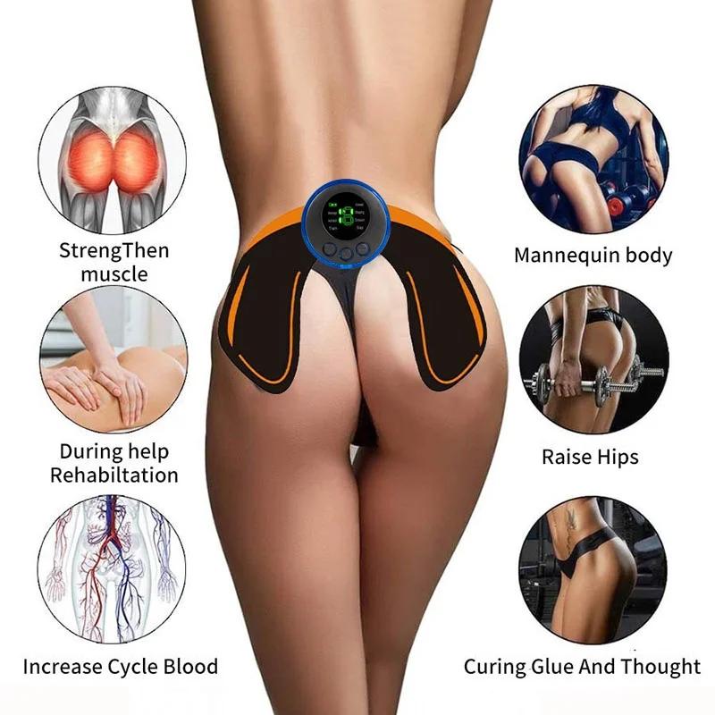 EMS Muscle Stimulator Abs Trainer Abdominal Muscle Toner Massage Toning Belt Body Slim Weight Loss Fitness Massager Rechargeable