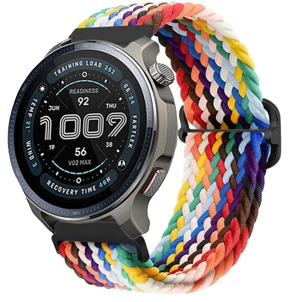 22mm 20mm Nylonový řemínek pro Amazfit Balance 2 1/Bip 6 5 Sportovní náramek Řemínek pro Amazfit GTR 47mm/GTR 4 3/GTS/Active 2