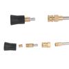 Adattatore Acqua a Pressione per Lavaggio Auto Ugello in Rame Anticorrosione Connessione Rapida da 1/4 di Pollice Adattatore M18x1.5 Set da 2 Pezzi