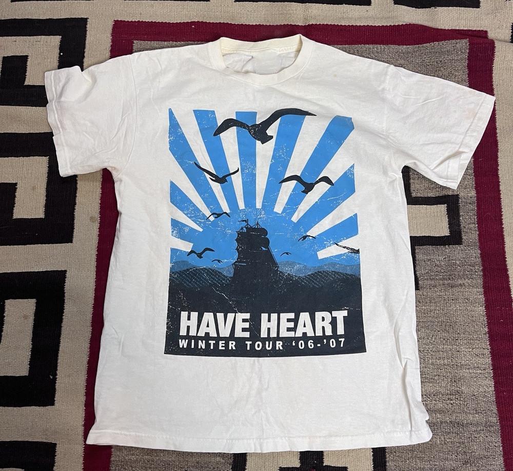 

Vintage Have Heart Band Winter 2006 2007 White All Size T-Shirt OB366 Unisex T-Shirt L