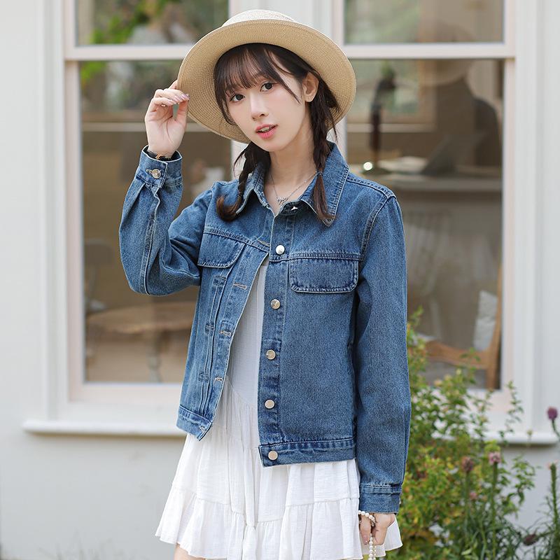 Retro Denim Oversize Jacket - Spring/Autumn HK Style Korean Slim Fit Vest