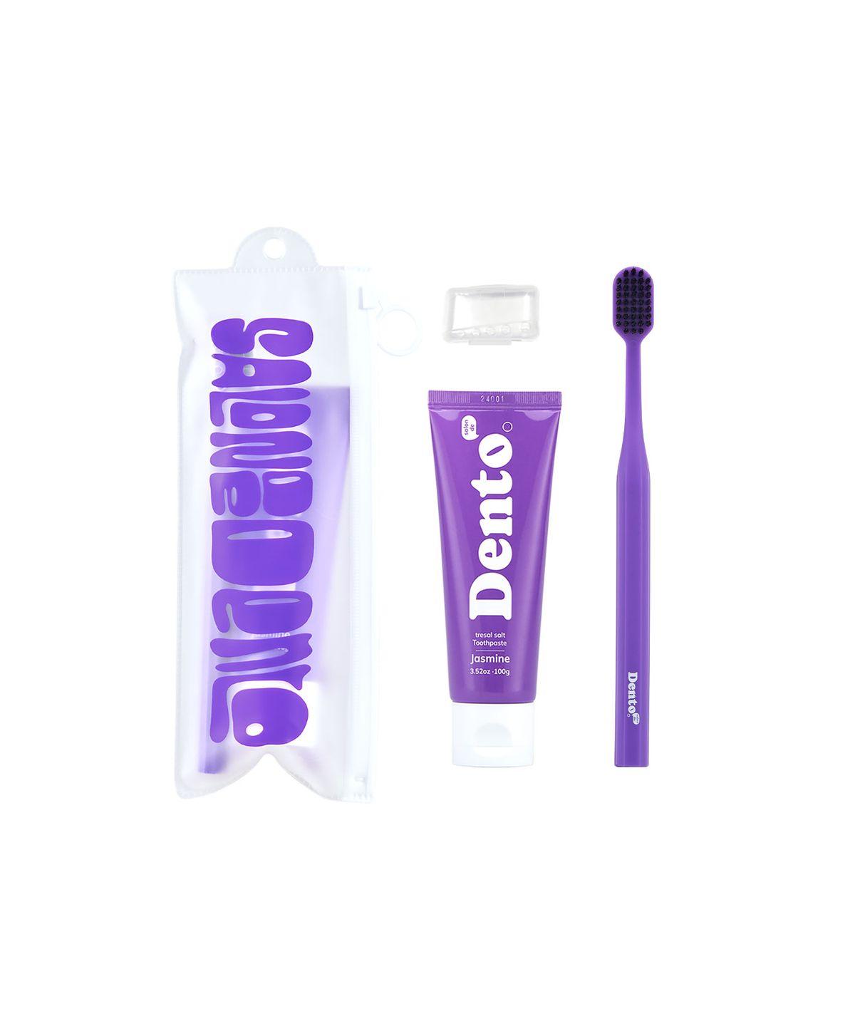 Salon de Dento Portable Travel Kit Purple