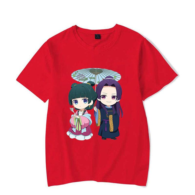 

Funny Anime The Apothecary Diaries Print T-Shirt Women Men Loose Short Sleeve Round Neck Top Female Casual Shirt Tees S