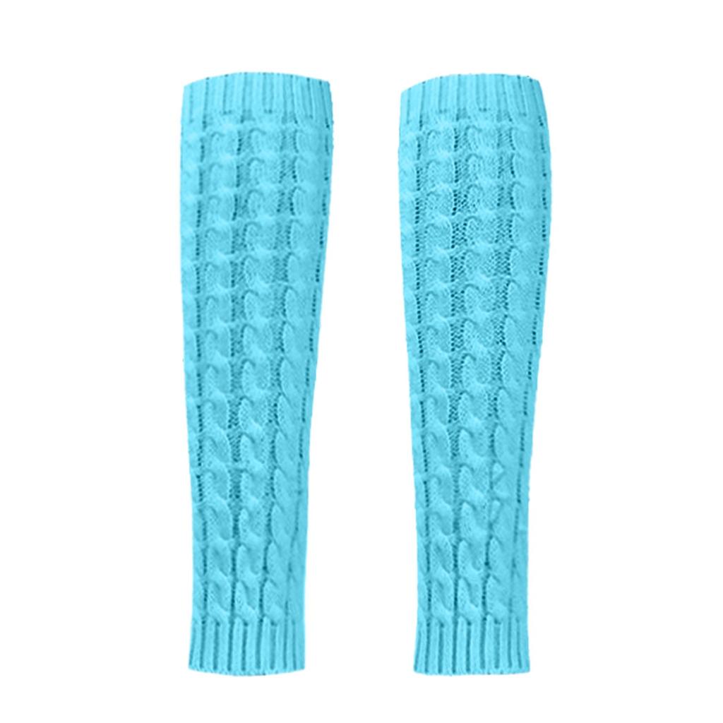 Fashion Women Winter Warm Leg Warmers Knitted Crochet Long Socks