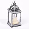 Retro-Style Decorative Lanterns with Electronic Candle Lights and Water Drop Wicks for Christmas