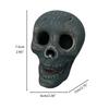 Προσομοιωμένο Ανθρώπινο Κρανίο Οστό Κεραμικό Πυρίμαχο Σκελετός Κούτσουρο για Φωτιά Κάμπινγκ Τζάκι