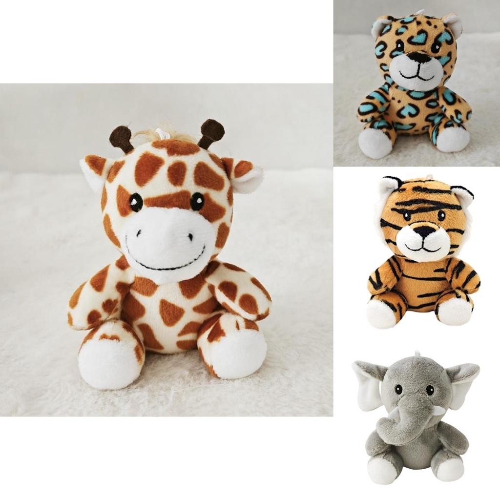 Children's Plush Toy With Cute Lion Tiger Giraffe Design Fast Shipping