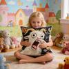 Pillow Covers Screaming Goat Soft Protector Decorations 17.72x17.72 inches Pillow Case for Party Couch Home Dorm Family