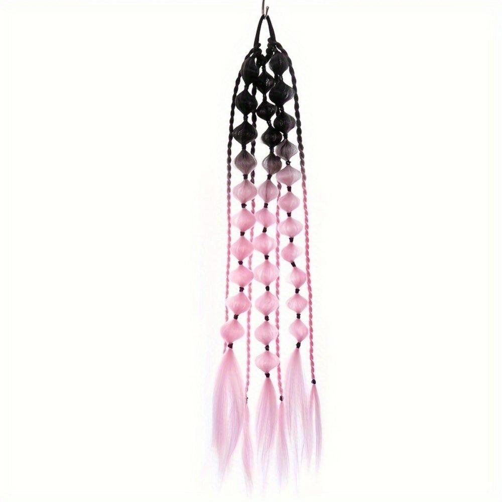 With Hair Tie Colored Hair Extensions 20" Ombre Crazy Hair Day Accessories
