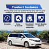 2PCS Front Bumper Fog Light Bezel Cover Compatible with 2011-2017 Sienna Driver and Passenger Side Fog Light Covers #5212708020 5212808020 TO1039169