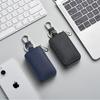 Leather Car Key Holder Pouch Men's and Women's Universal Zipper Keys Bag Organizer Gift High-end Car Key Case Cover Key Wallet