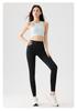 Spring 2026 Slim Fit Yoga Pants: Abdominal and Hip Support, Back Waist Pocket, Solid Color, Outdoor Wear, Tight-Fitting, Thin Style, New Arrival.