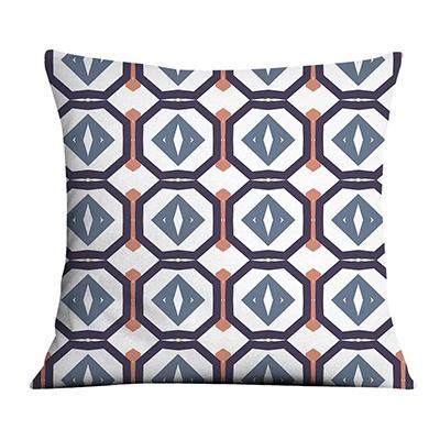 Home Decor Geometric Patterns Digital Print Pillow Covers Pattern Cushion Cover Suitable for Sofa Bedroom Car Pillow Cover