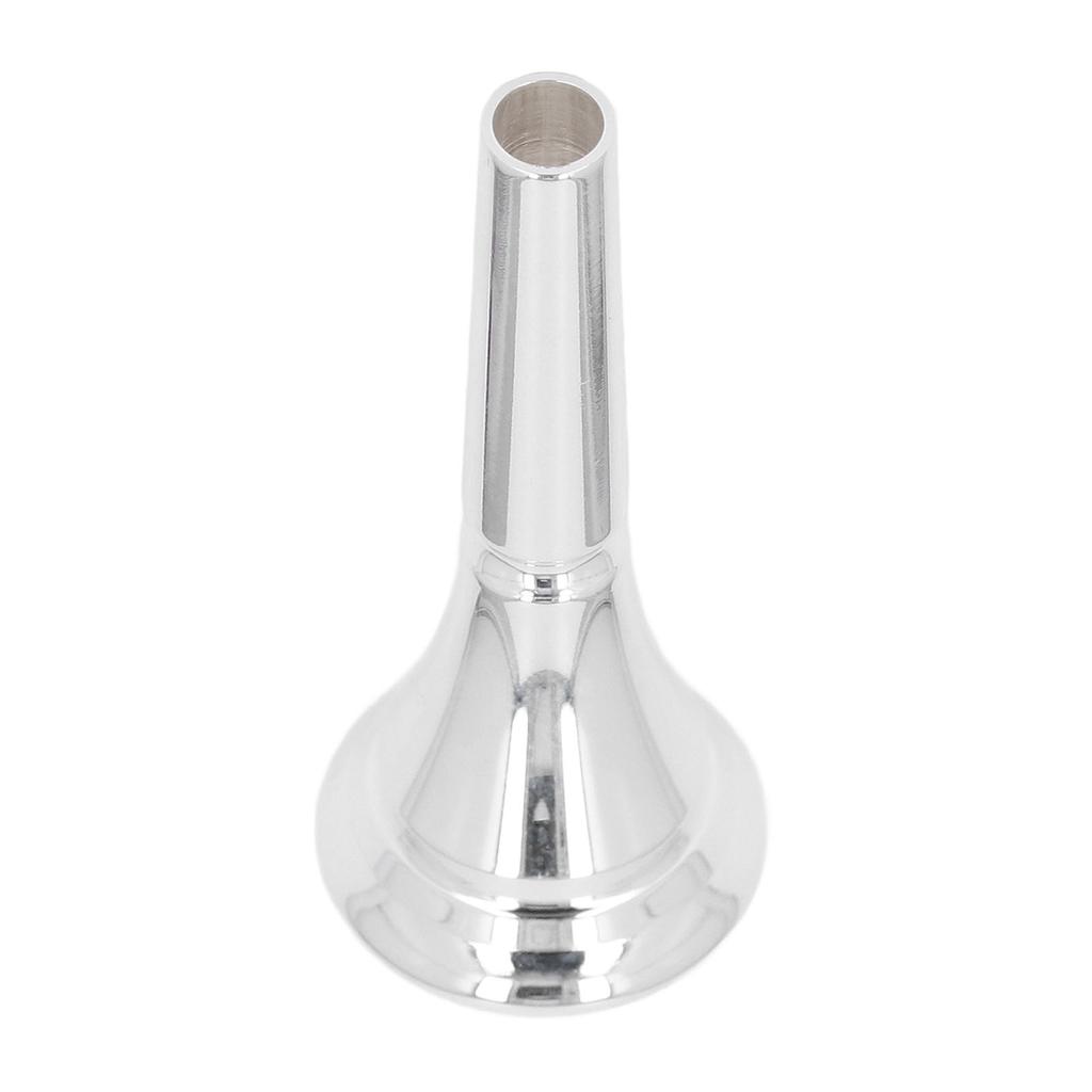 Mundstück für Waldhorn Metall Versilbert Standard Waldhorn Mundstück Ersatz für Anfänger