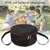 Grills Tragetasche Kochgeschirr Organizer Outdoor-Esstasche Kochutensilien Tasche für Wandern und BBQ mit Schutzfutter