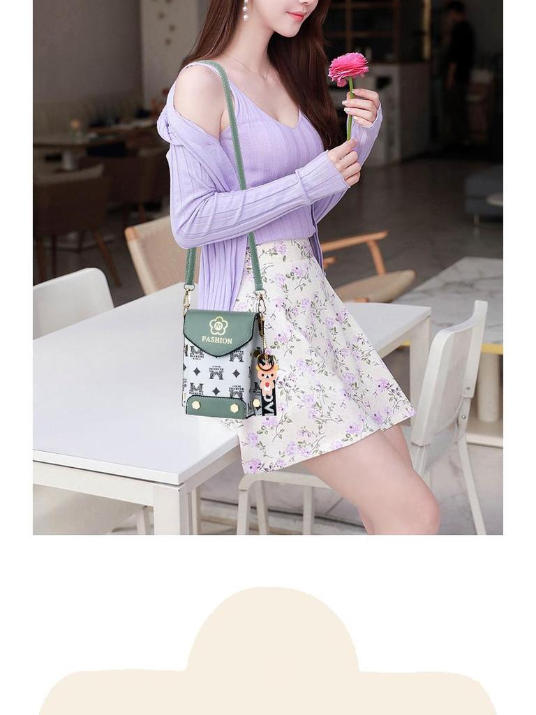 Women's 2024 Fashion Crossbody Phone Bag - Mini Vertical Design, Versatile & Stylish