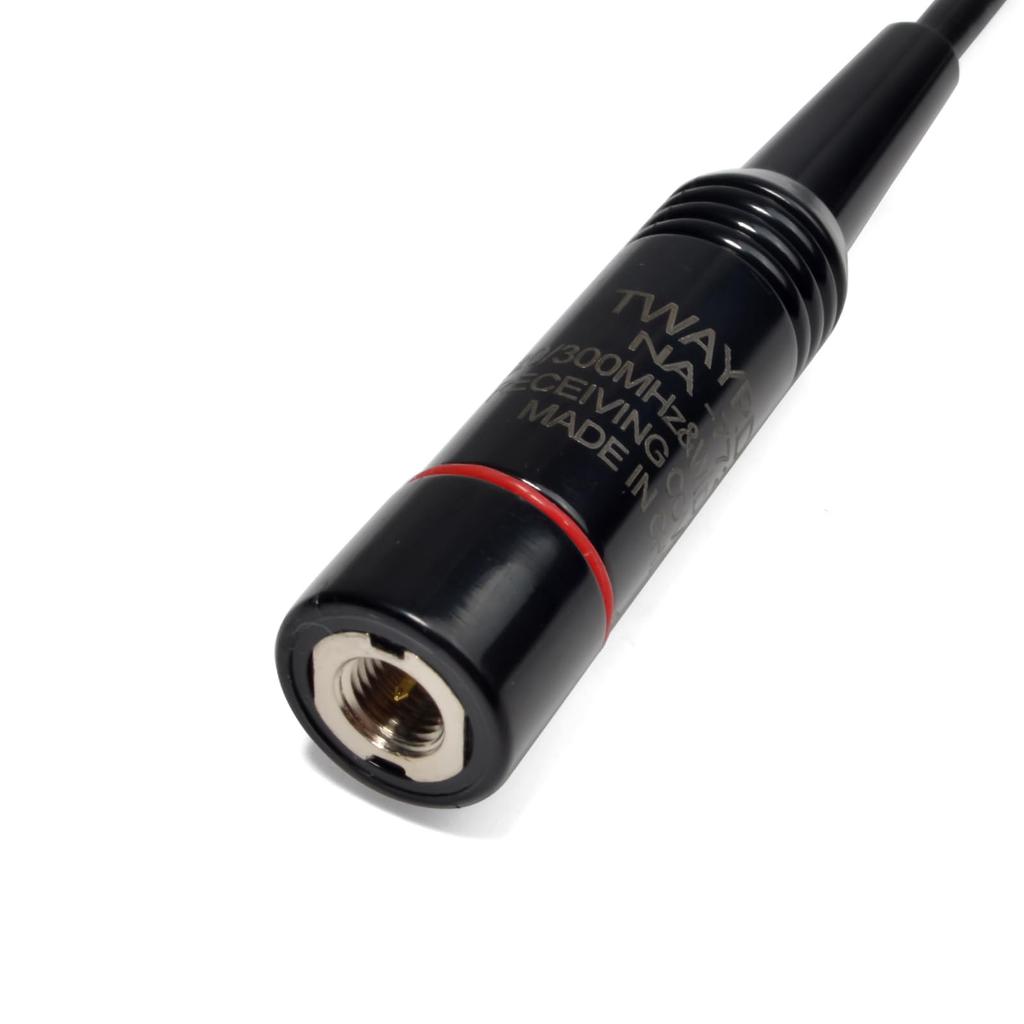 TWAYRDIO 120300MHz Airband Reception Handheld Antenna, SMA Connector, VUHF Airband Reception Only, 47cm, for Icom, Alinco, and Standard