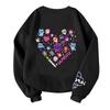 Children's Fashionable Lightweight Long-sleeved Round Neck Pullover With Pockets Printed Pullover