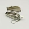 Mini Keychain Stylish Windproof Metal Cool Storage Box Portable Coffin Car Keychain Organizer for Camping