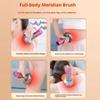 Handheld Electric Lymphatic Drainage Machine Meridian Body Abdominal Massage Brush With Adjustable Guasha  Compress