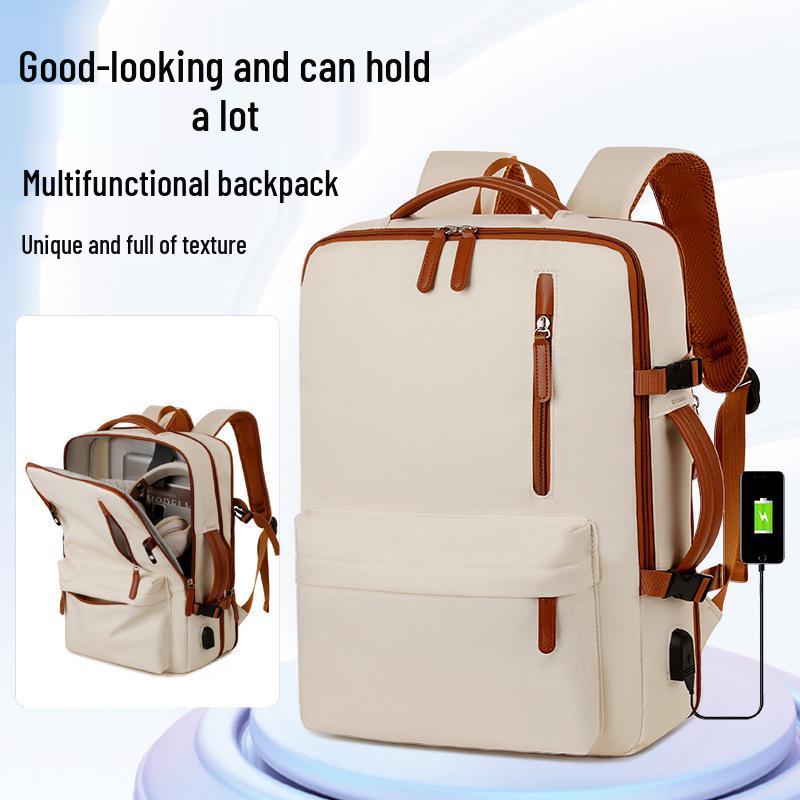 Cross-Border Multifunktionaler Laptop-Rucksack mit großer Kapazität - Erweiterbare Reise- & Freizeittasche