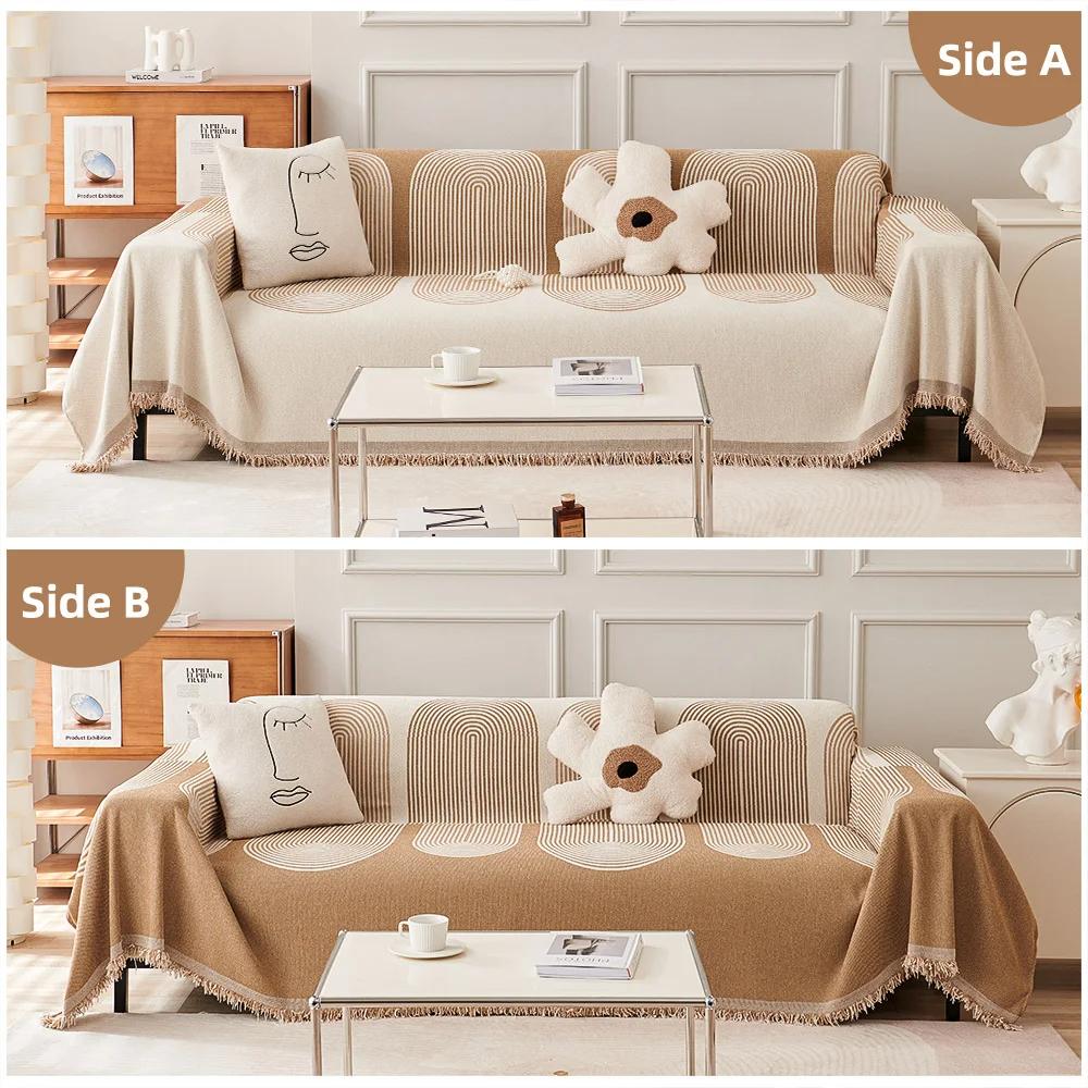 Chenille Sofa Cover Universal Couch Towel Dust Proof Sofa Cushion Cover Anti-cat Scratch Protection Cover Sofa Blanket Carpet
